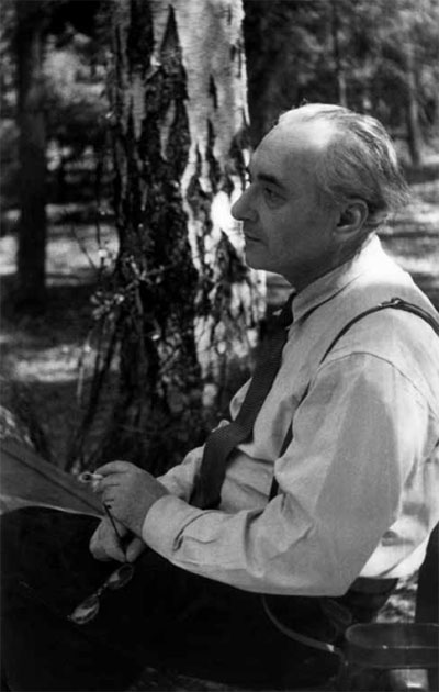 Академик Григорий Александрович Гамбурцев. Директор Института геофизики (фото 1948 г.)