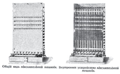 Логическая машина Щукарёва (из «Вокруг света» 1914 г.)