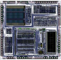 Рис. 6. Л1875ВЕ1 – 2-й вариант фрагментно-модульного микроконтроллера ЛКТБ «Светлана», 1987 г. 