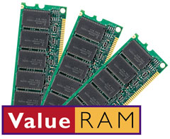 Модули памяти ValueRAM.