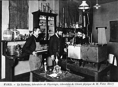 Лаборатория В. Анри во Франции архив семьи Анри
