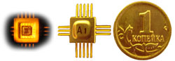 Однокристальный iМЭМС микроакселерометр.