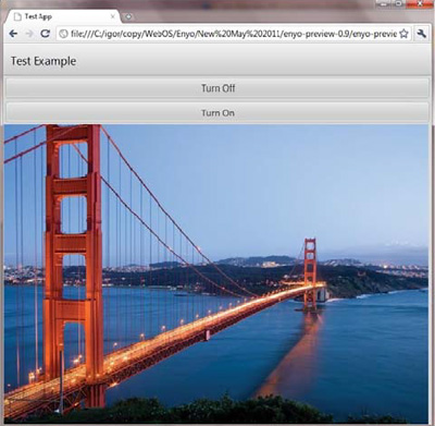 Тестирование работы приложения в браузере Chrome 