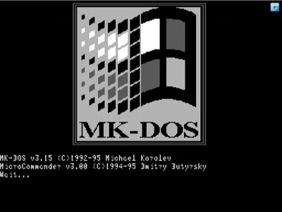 Заставка MK-DOS